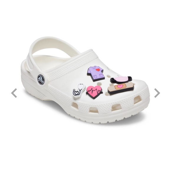 Crocs Jibbitz Health Heart 5 Pack - Picture 2 of 4